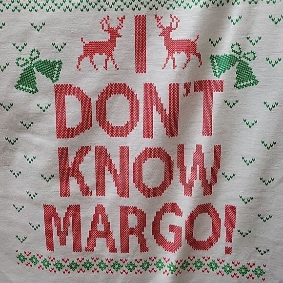 "I Don't Know Margo" 3/4 length sleeve t-shirt  Adult 2xl - Picture 4 of 4
